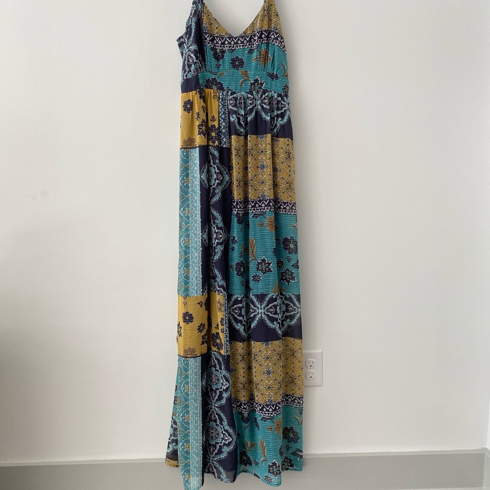 Long Tall Sally- Arizona Patchwork Maxi Dress
